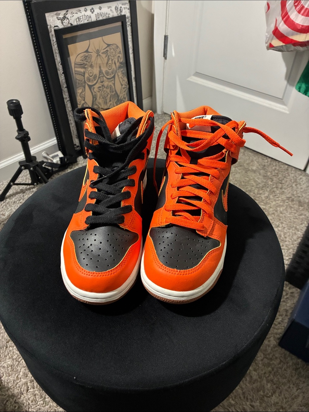 Nike Dunk High GS Halloween Pumpkin